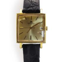 A stainless steel Bucherer two-tone automatic strap watch,