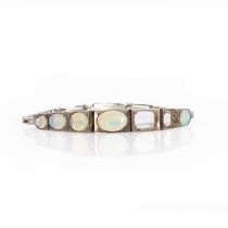 An opal bracelet, c.1930,