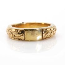 A secret compartment memorial ring, c.1840,