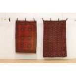 Two Bokhara rugs,