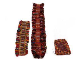 A group of three Uzbek textiles,