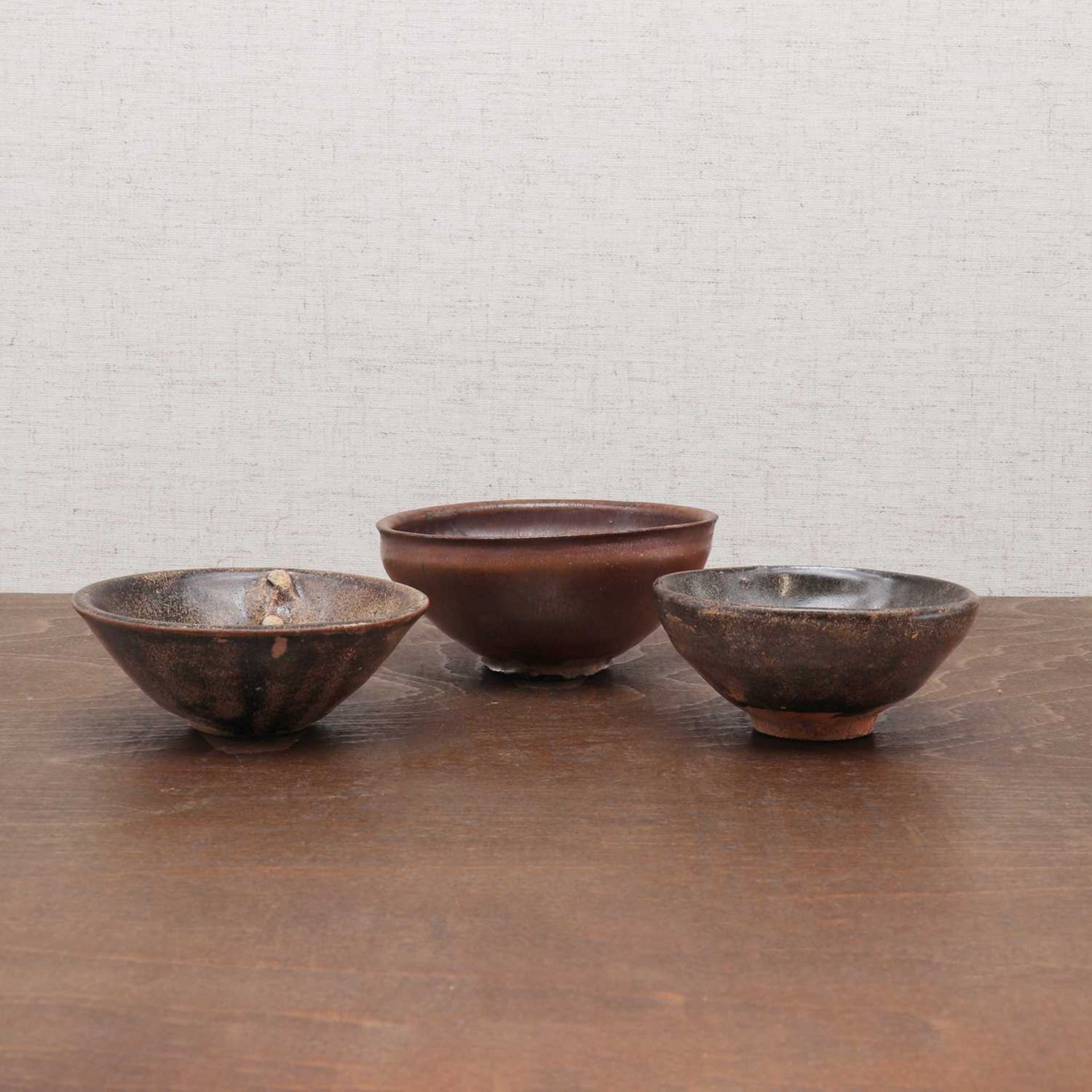 Two Chinese Jian ware tea bowls, - Image 2 of 5