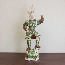 A Chinese sancai-glazed figure,