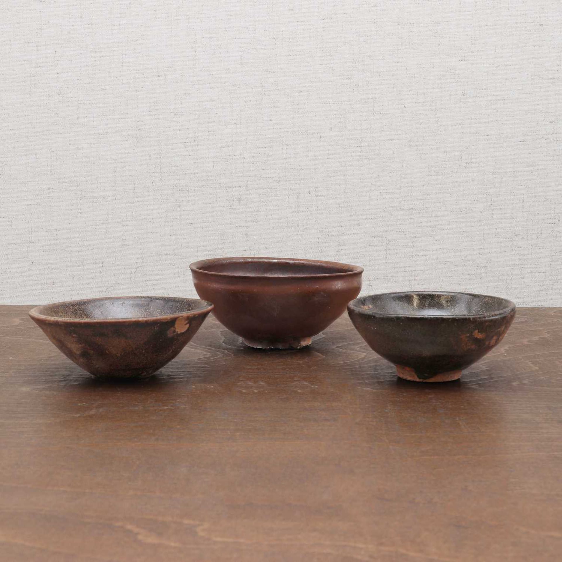 Two Chinese Jian ware tea bowls, - Image 3 of 5