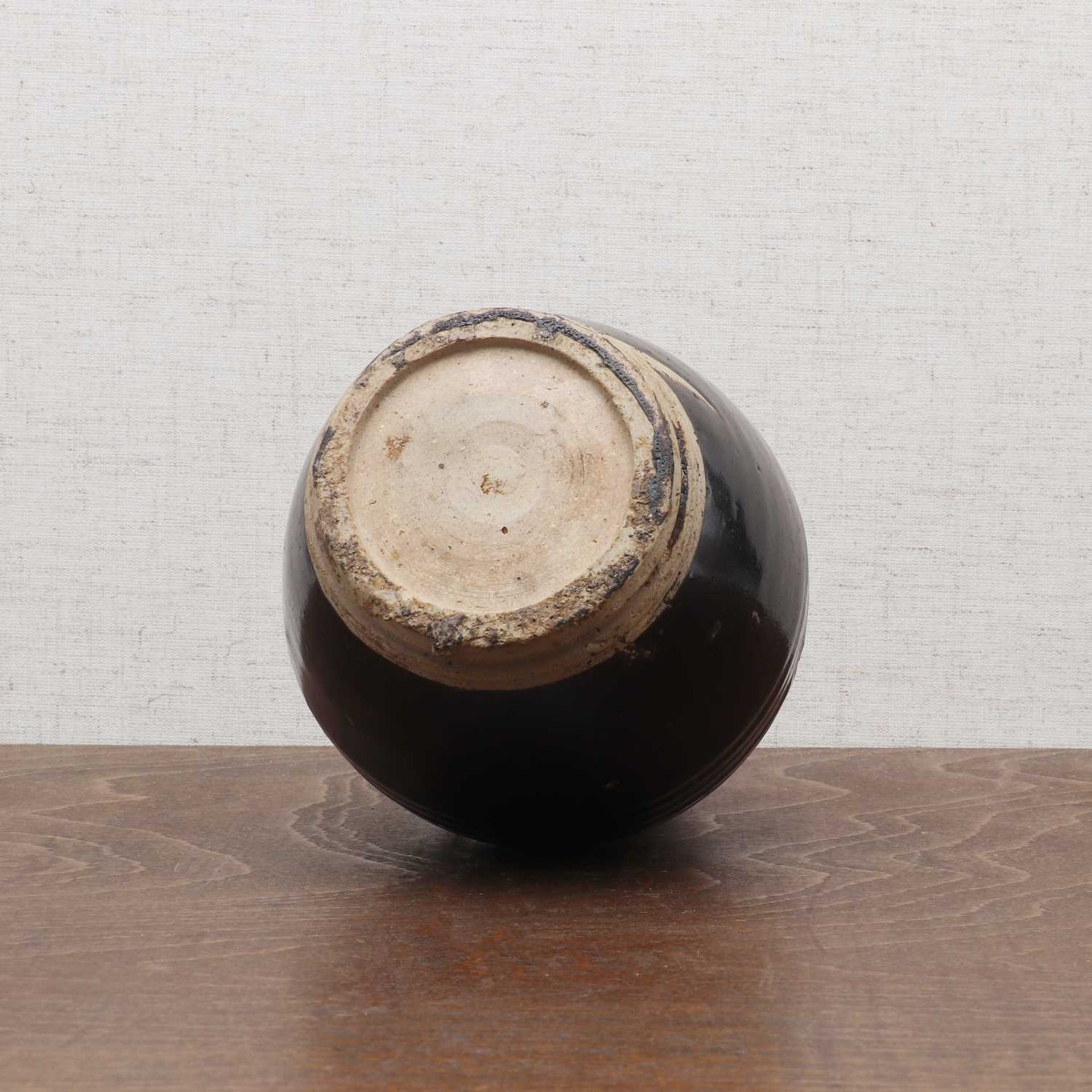 A Chinese black-glazed vase, - Image 6 of 6