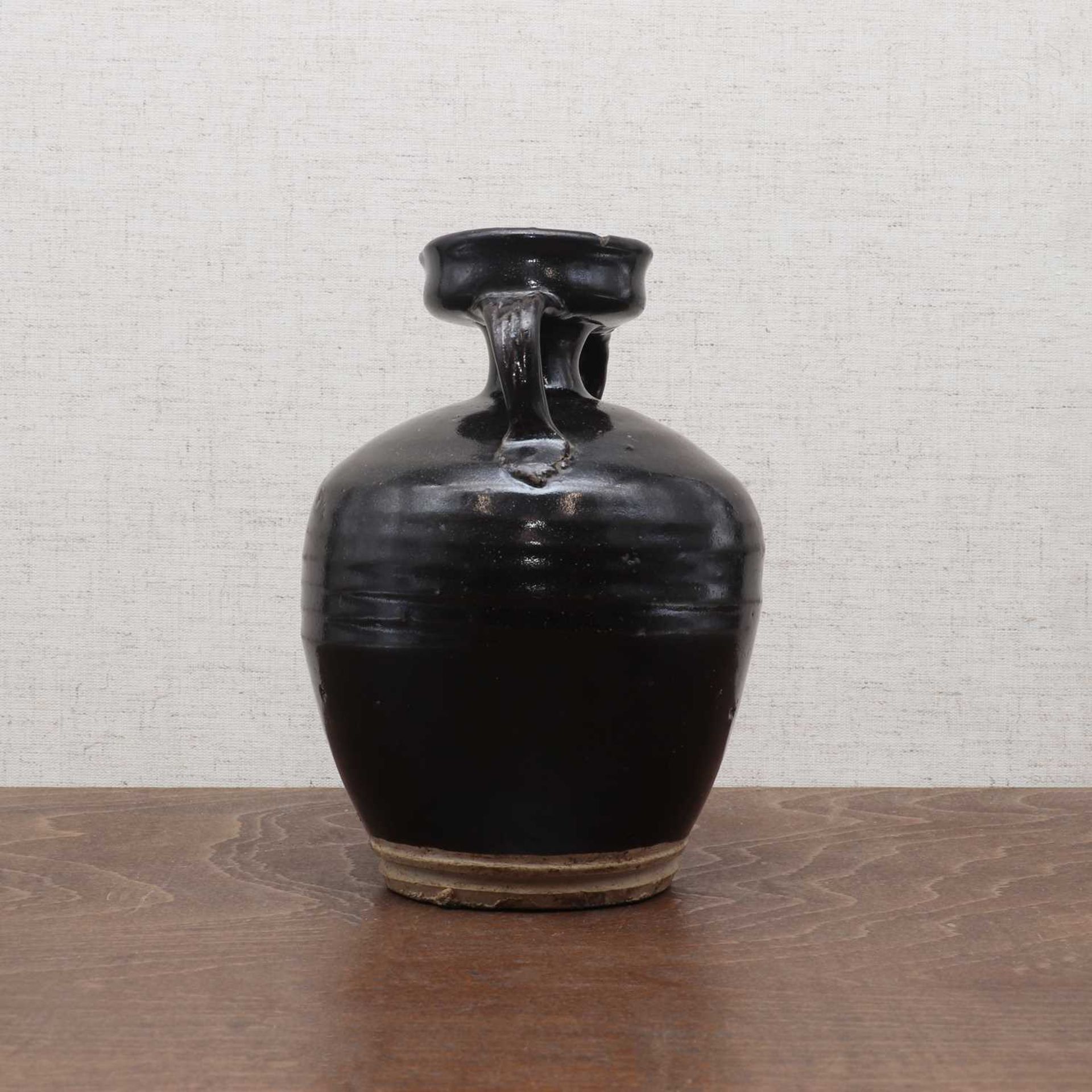 A Chinese black-glazed vase, - Image 4 of 6