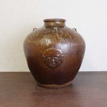 A Chinese martaban jar,