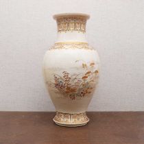 A Japanese Satsuma ware vase,