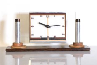 A French Art Deco ATO desk clock,