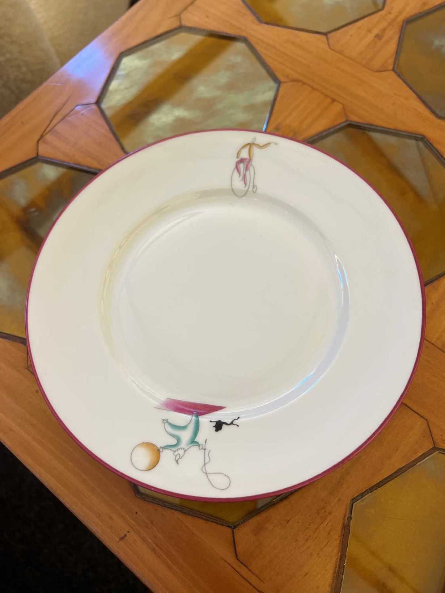 Seven Richard Ginori 'Il Circo' porcelain plates, - Image 5 of 10
