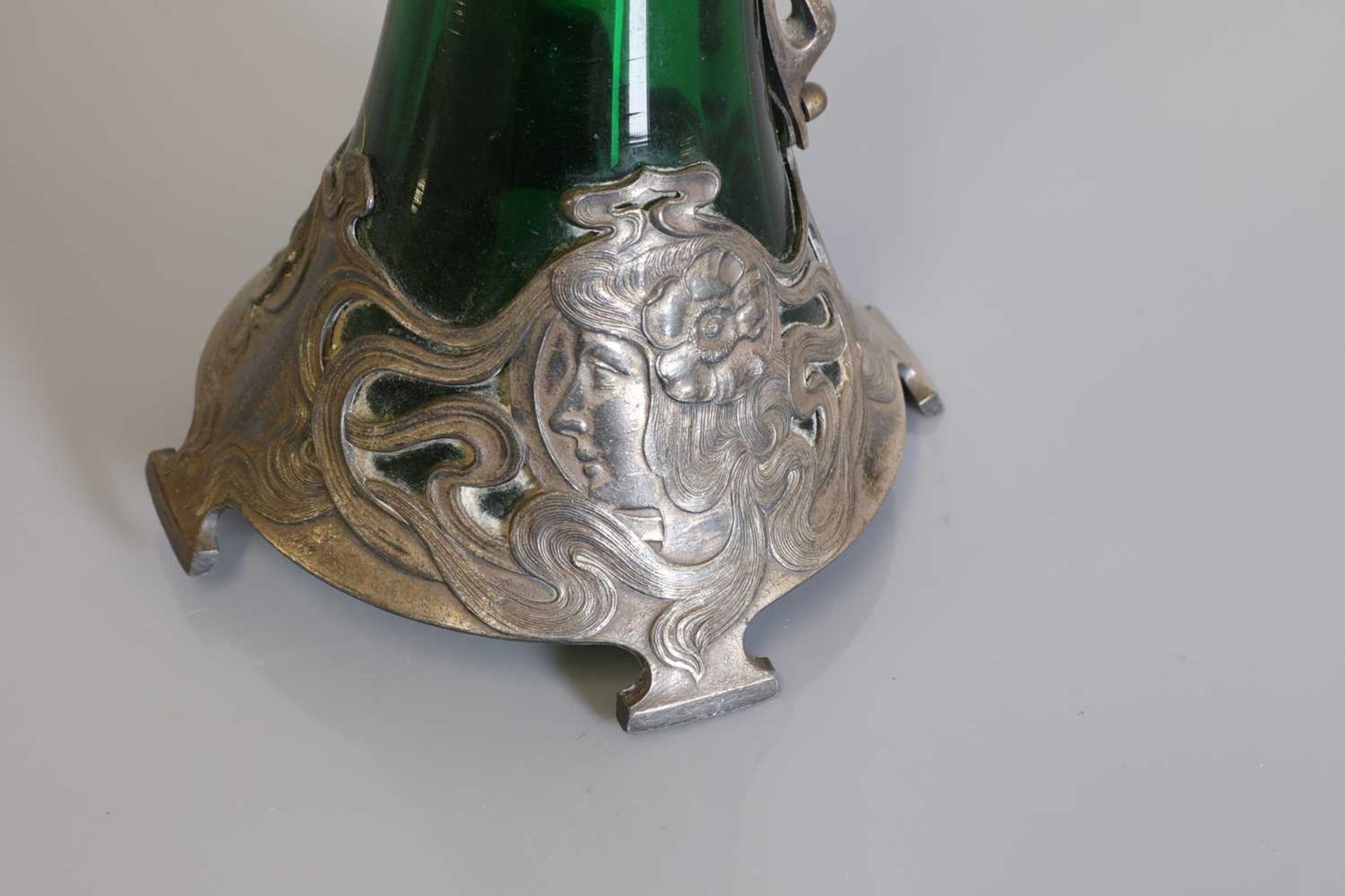 An Art Nouveau WMF claret jug and stopper, - Image 7 of 7
