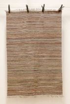 A contemporary flat-weave rug,