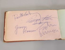 An autograph album,