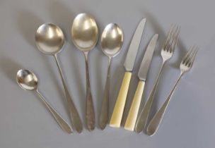 A twelve-setting canteen of silver-plated 'Pride' cutlery,