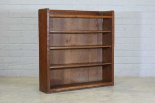 A Robert 'Mouseman' Thompson oak open bookcase,