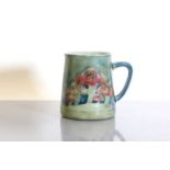 A Liberty & Co. Moorcroft 'Claremont' pottery christening mug,