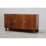 A Gordon Russell 'Woburn' Bombay rosewood with elm sideboard,