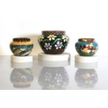 Three Foley 'Intarsio' pottery jardinières,