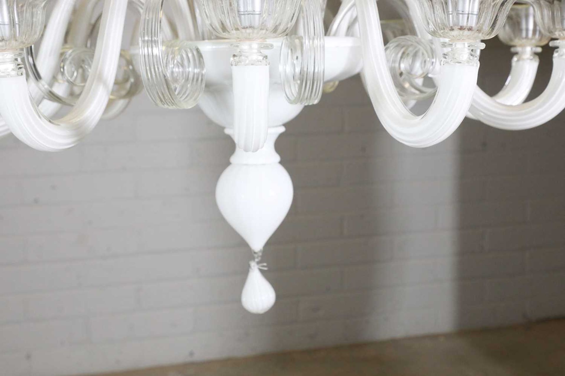 A Murano glass chandelier, - Image 3 of 4