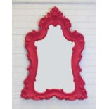 A large resin moulded mirror,