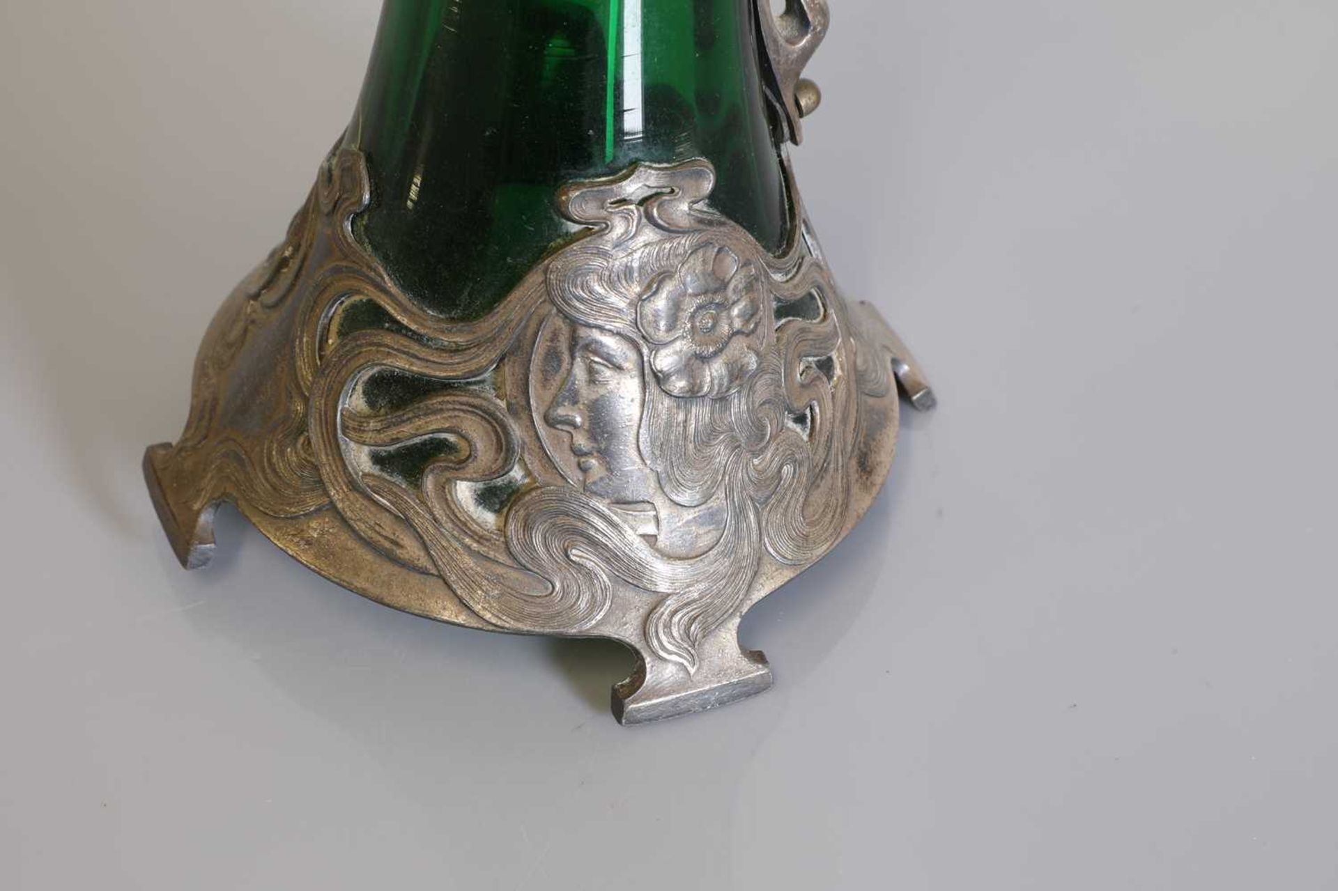 An Art Nouveau WMF claret jug and stopper, - Image 6 of 7