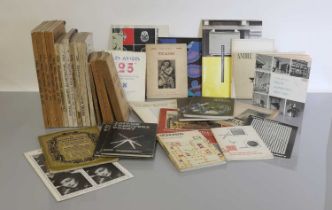 A collection of British, French and Dutch Art and Design books and catalogues,