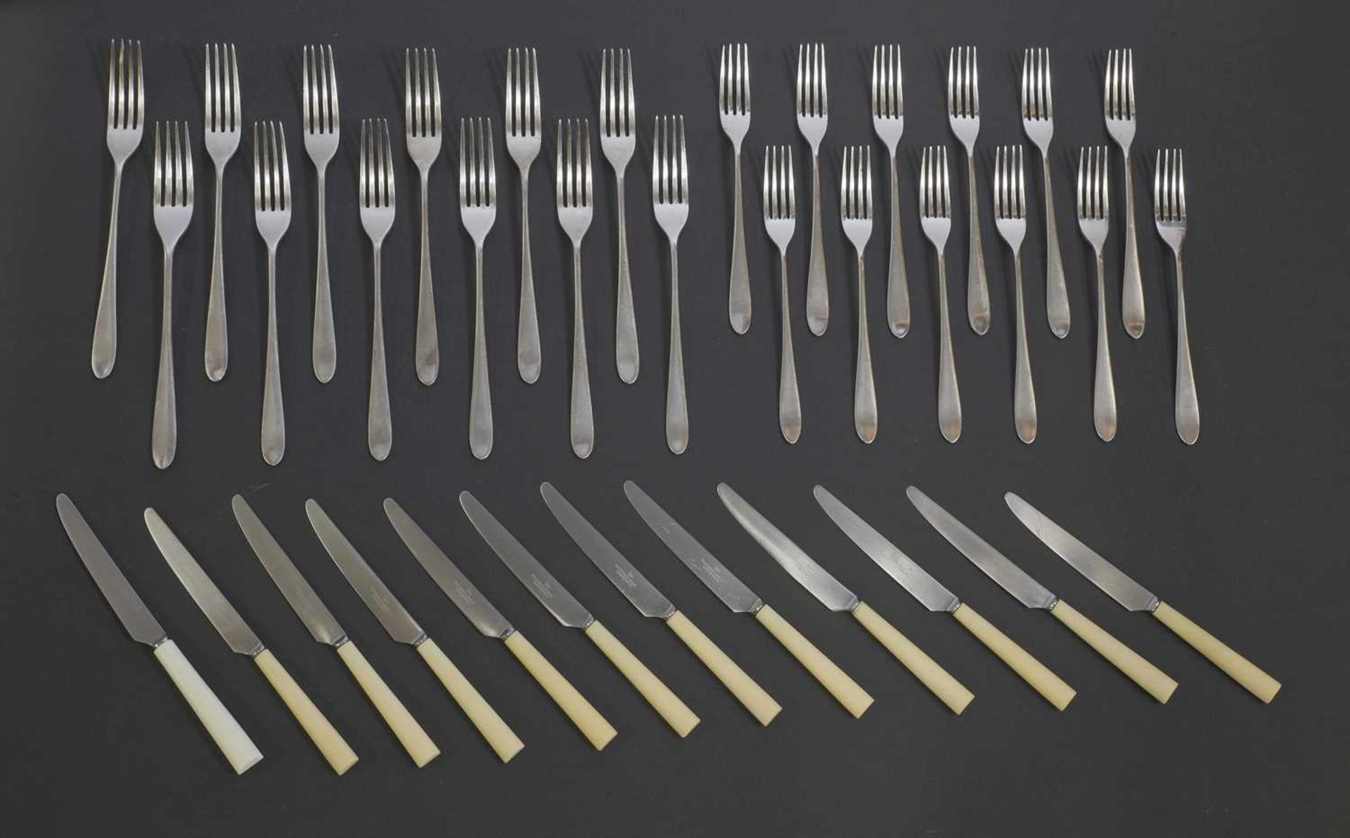 A twelve-setting canteen of silver-plated 'Pride' cutlery, - Image 3 of 5