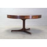 A rosewood drum table,