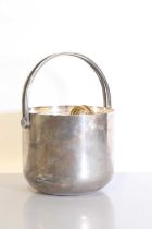 An Italian silver-plated ice bucket,