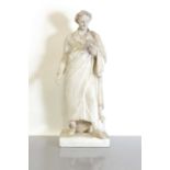 A plaster figure of Goethe,