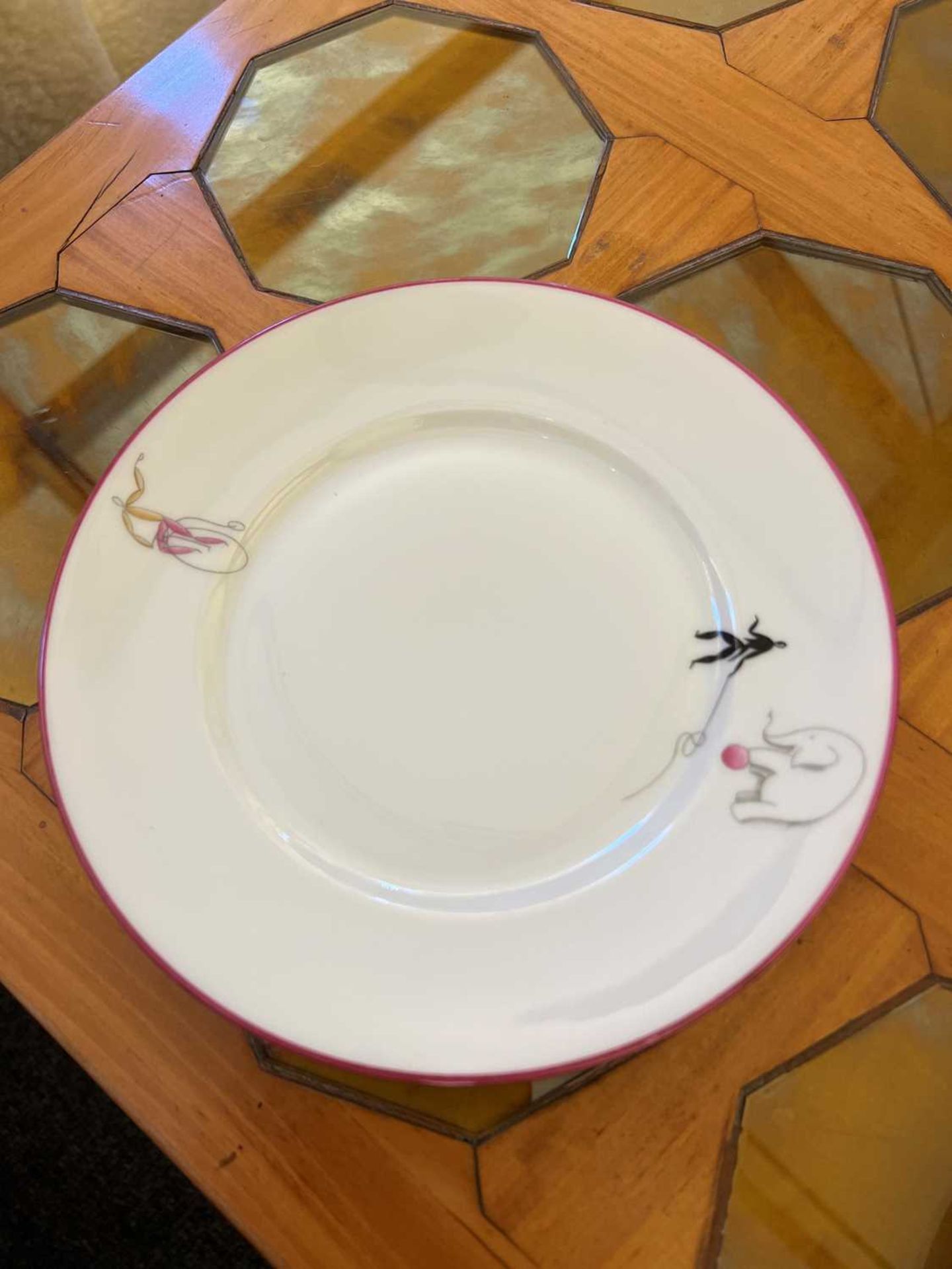 Seven Richard Ginori 'Il Circo' porcelain plates, - Image 8 of 10