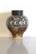 A Martin Brothers' stoneware vase,