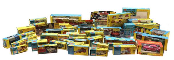 A large collection of boxed Corgi Toys