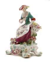 A Chelsea porcelain figure,