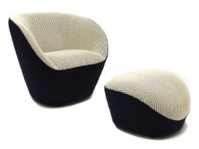 A Roche Bobois 'Edito' fabric armchair