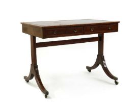 A mahogany writing table,