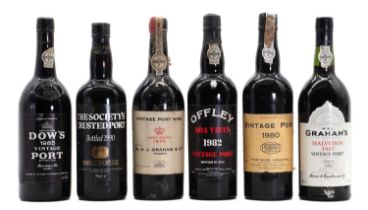 A selection of Vintage Port