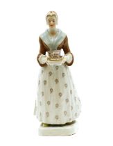 A Meissen porcelain figure of 'La Belle Chocolatiere'