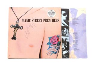 A signed Manic Street Preachers LP