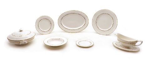 A Royal Worcester ‘Chantilly’ porcelain dinner service,