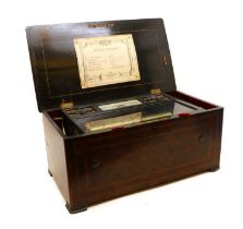 A J H Heller Bern celeste musical box,