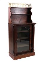 A Regency rosewood cabinet,