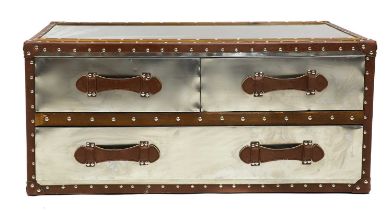 An Eichholtz Aviation trunk with two drawers