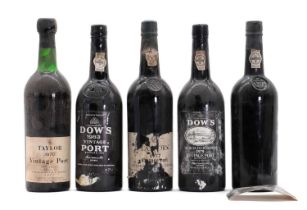 A selection of Vintage Ports,