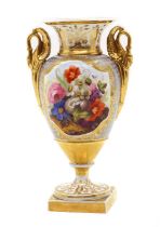 A Chamberlain's Worcester porcelain vase,