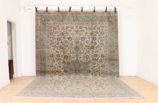 A Central Persian signed Kashan carpet