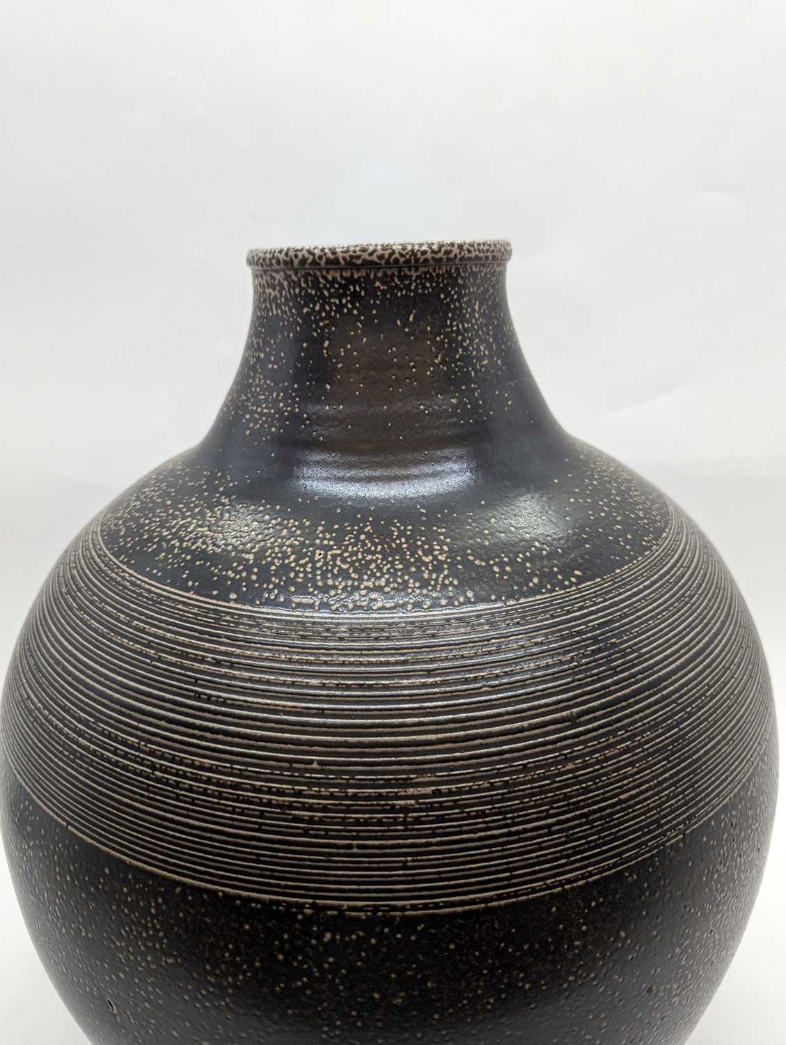 A studio pottery salt-glazed stoneware bottle, - Image 13 of 16