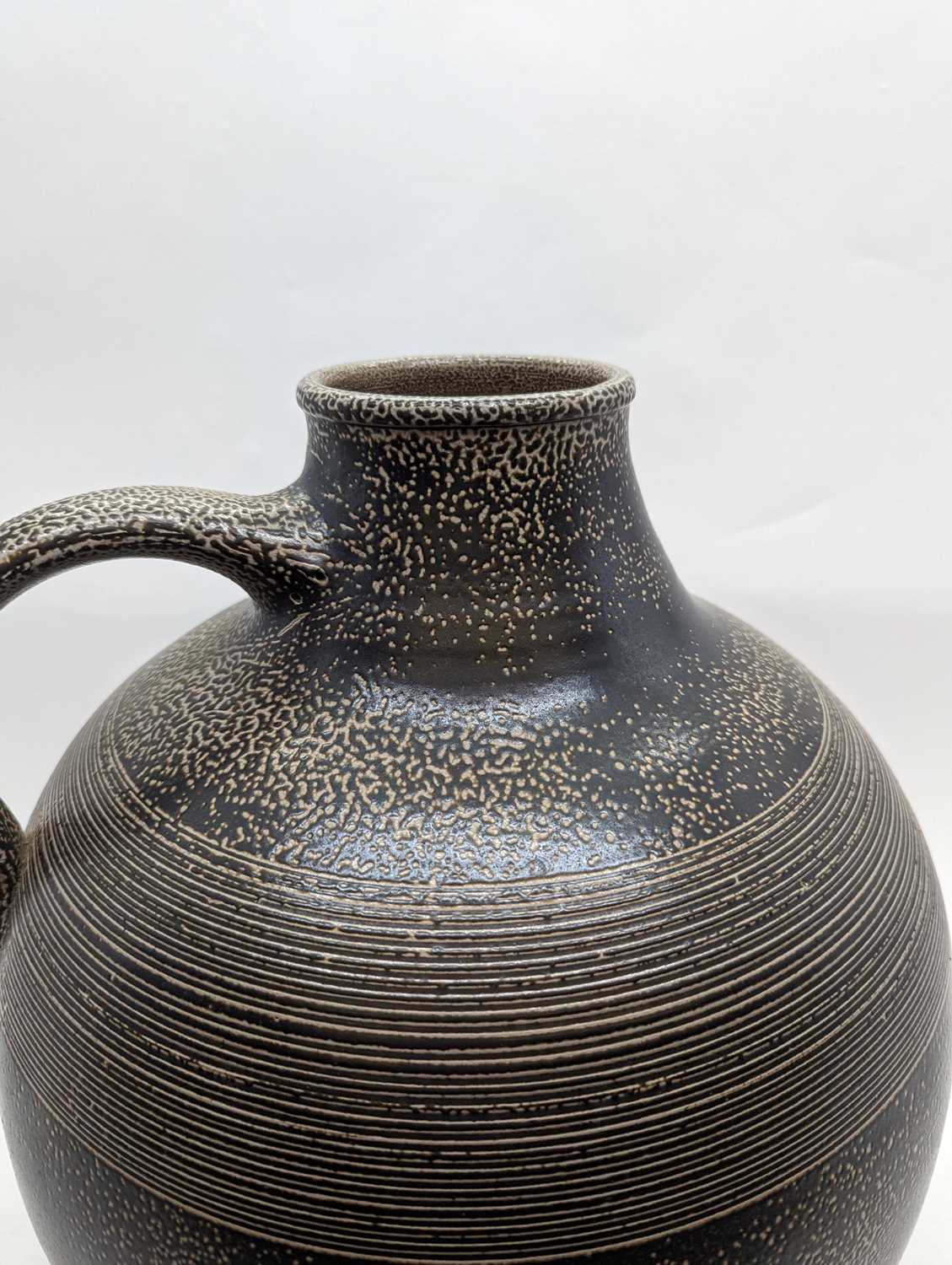 A studio pottery salt-glazed stoneware bottle, - Image 14 of 16