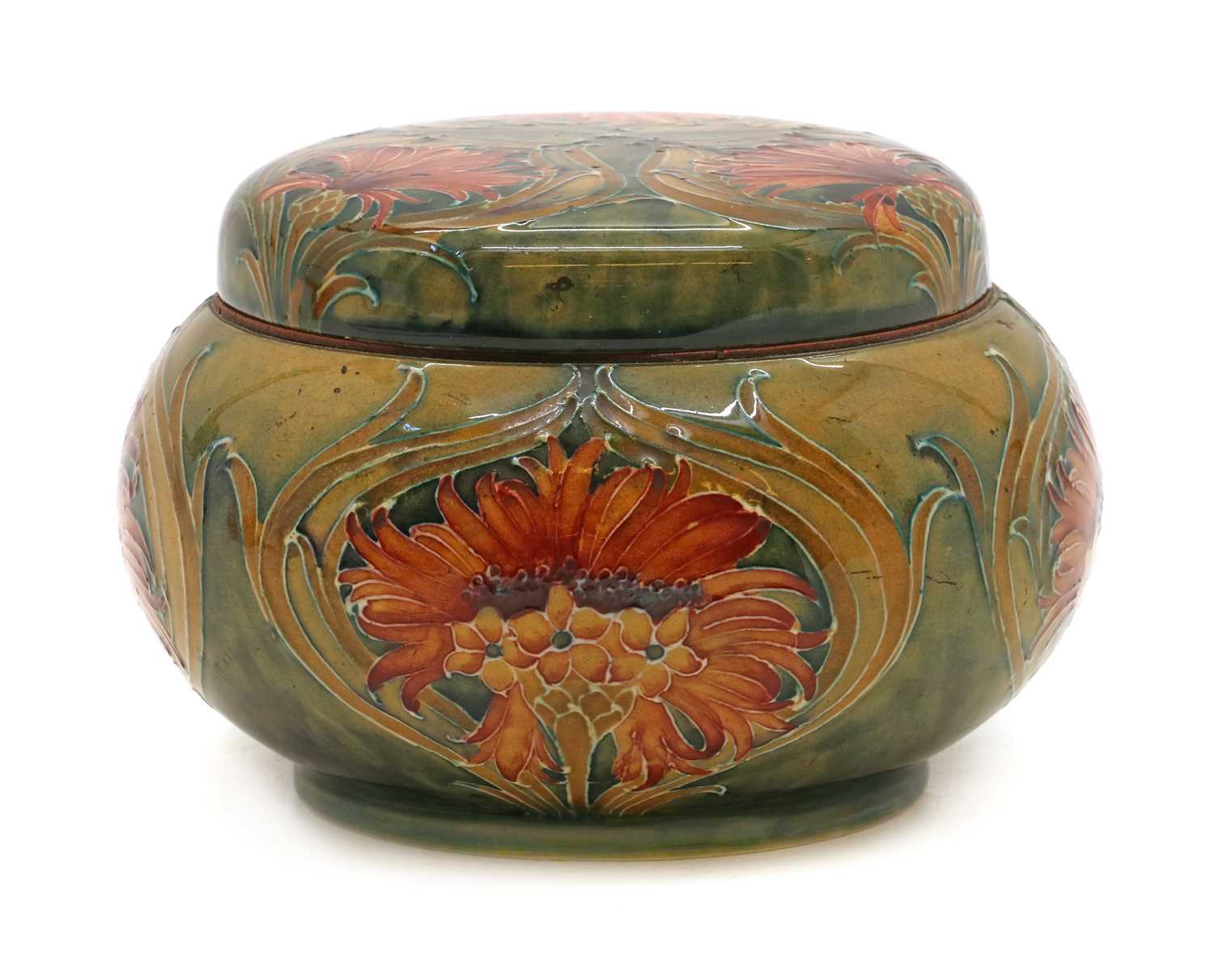 A James Macintyre & Co tobacco jar and cover - Image 2 of 5