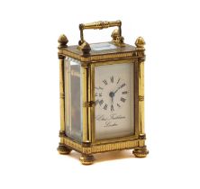 A small Charles Frodsham carriage timepiece,